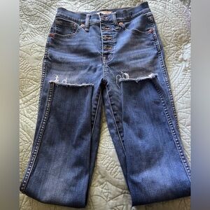 Madewell 10” High Rise Skinny Crop